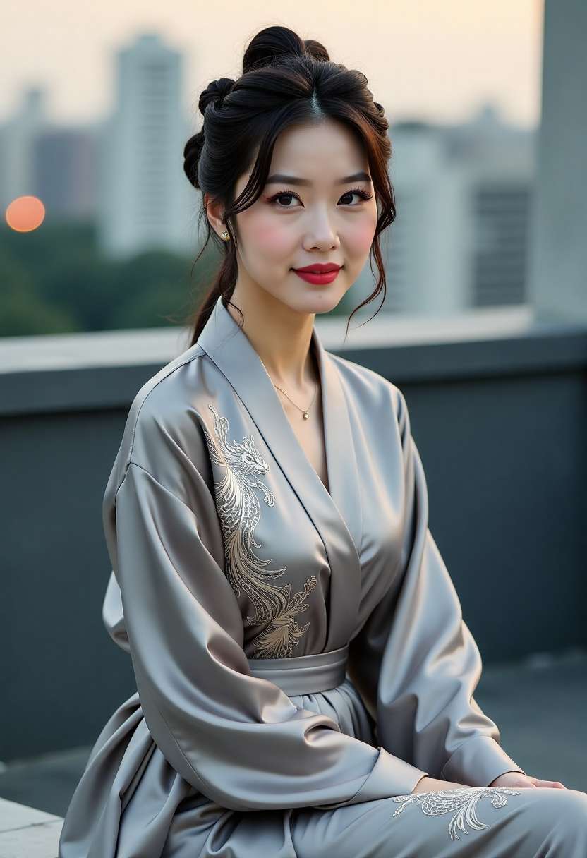 山茶花与旧收音机分类海报